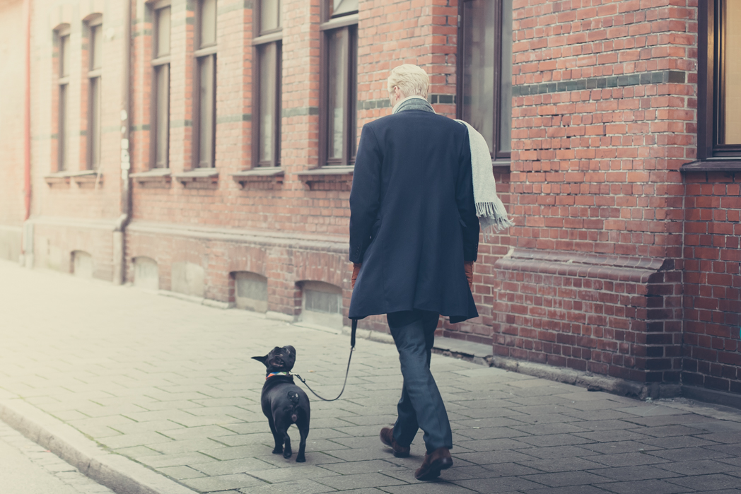 Andreas med hund